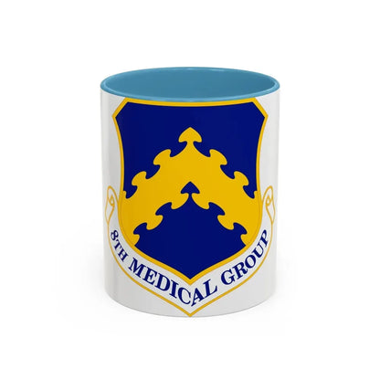 8 Medical Group PACAF (U.S. Air Force) Accent Coffee Mug 11oz Light Blue - Go Mug Yourself