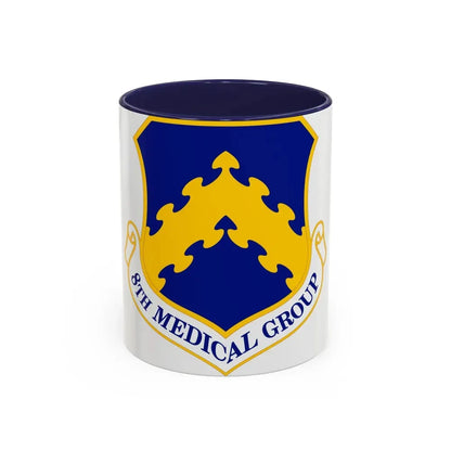 8 Medical Group PACAF (U.S. Air Force) Accent Coffee Mug 11oz Navy - Go Mug Yourself
