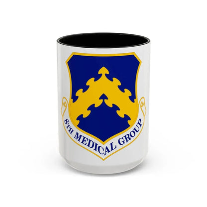 8 Medical Group PACAF (U.S. Air Force) Accent Coffee Mug 15oz Black - Go Mug Yourself