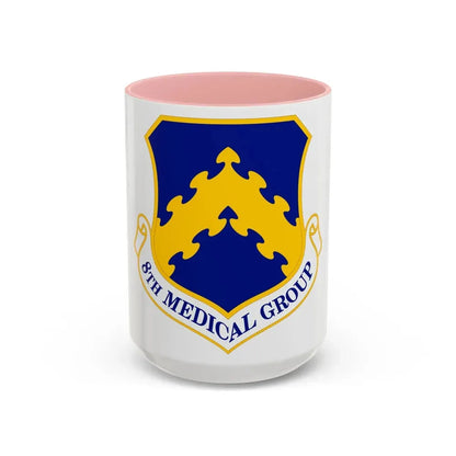 8 Medical Group PACAF (U.S. Air Force) Accent Coffee Mug 15oz Pink - Go Mug Yourself