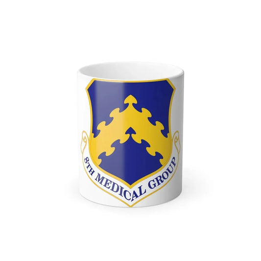 8 Medical Group PACAF (U.S. Air Force) Color Changing Coffee Mug 11oz - Go Mug Yourself