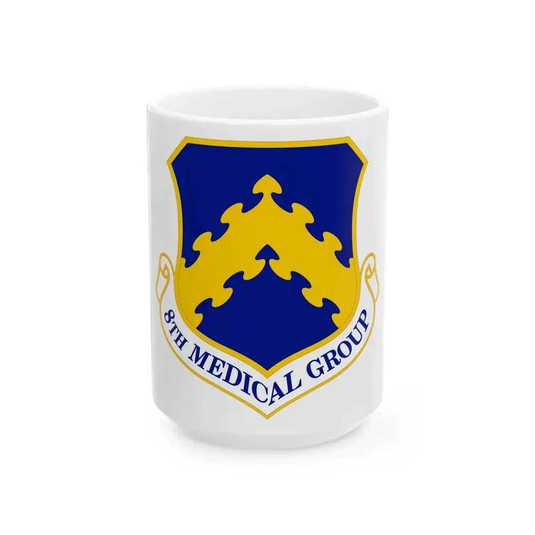 8 Medical Group PACAF (U.S. Air Force) White Coffee Mug 15oz - Go Mug Yourself