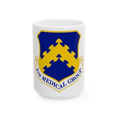 8 Medical Group PACAF (U.S. Air Force) White Coffee Mug 15oz - Go Mug Yourself