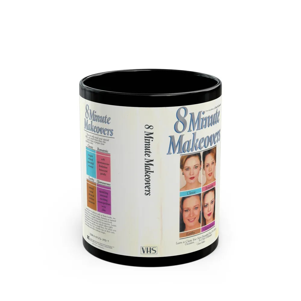 8 MINUTE MAKEOVERS (VHS COVER) - Black Coffee Mug-11oz-Go Mug Yourself