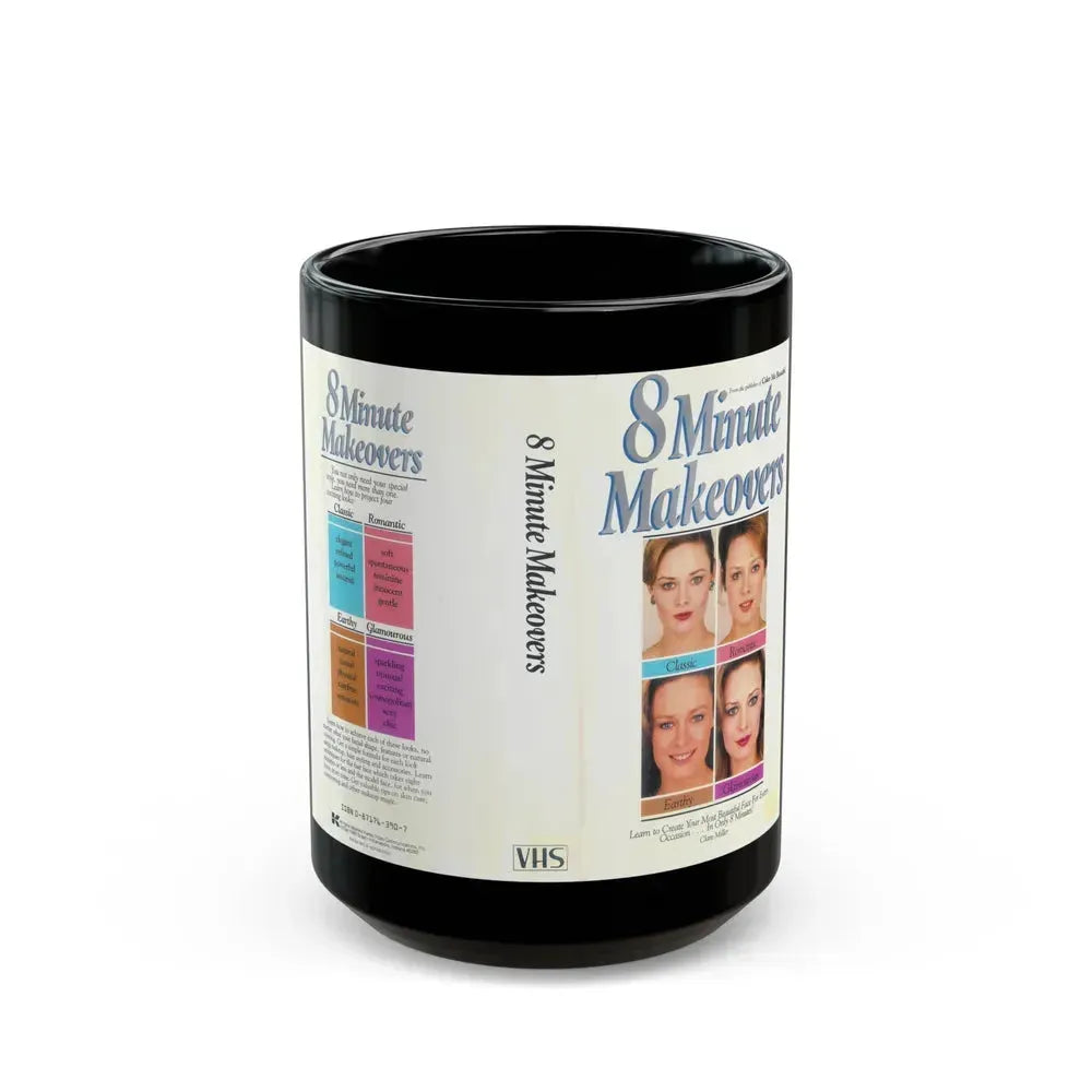 8 MINUTE MAKEOVERS (VHS COVER) - Black Coffee Mug 15oz - Go Mug Yourself