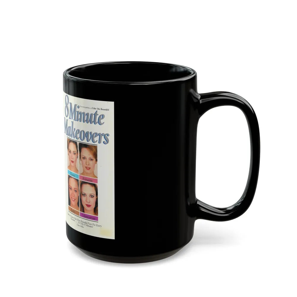 8 MINUTE MAKEOVERS (VHS COVER) - Black Coffee Mug-Go Mug Yourself