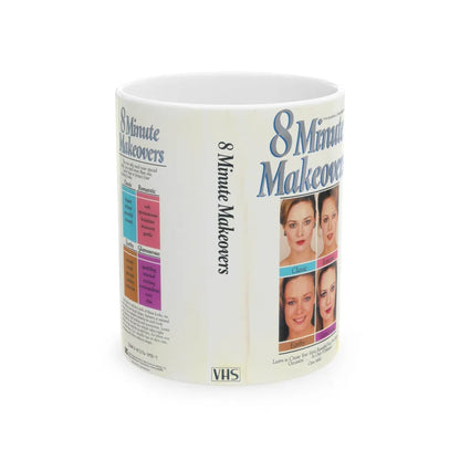 8 MINUTE MAKEOVERS (VHS COVER) - White Coffee Mug-11oz-Go Mug Yourself