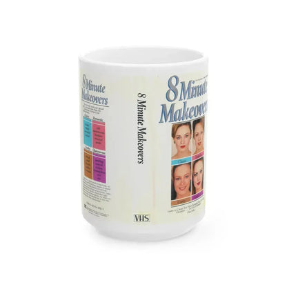 8 MINUTE MAKEOVERS (VHS COVER) - White Coffee Mug 15oz - Go Mug Yourself