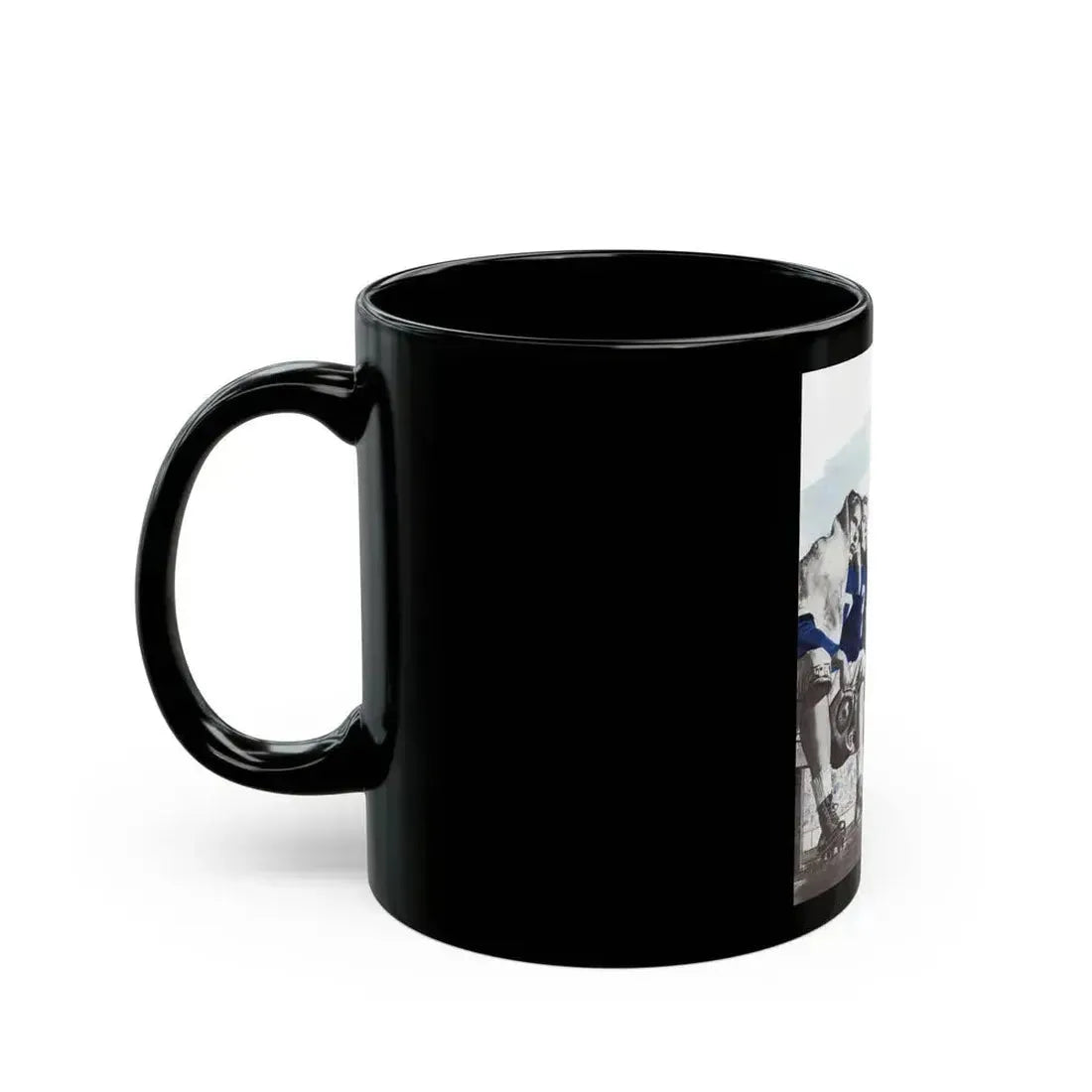 8 Minutes, Bluebook Magazine, November 1955 - Black Coffee Mug - Go Mug Yourself