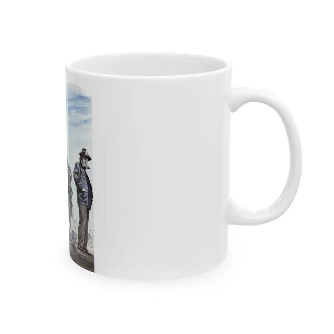 8 Minutes, Bluebook Magazine, November 1955 - White Coffee Mug - Go Mug Yourself