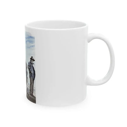 8 Minutes, Bluebook Magazine, November 1955 - White Coffee Mug - Go Mug Yourself