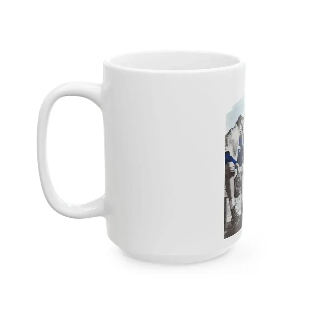 8 Minutes, Bluebook Magazine, November 1955 - White Coffee Mug - Go Mug Yourself