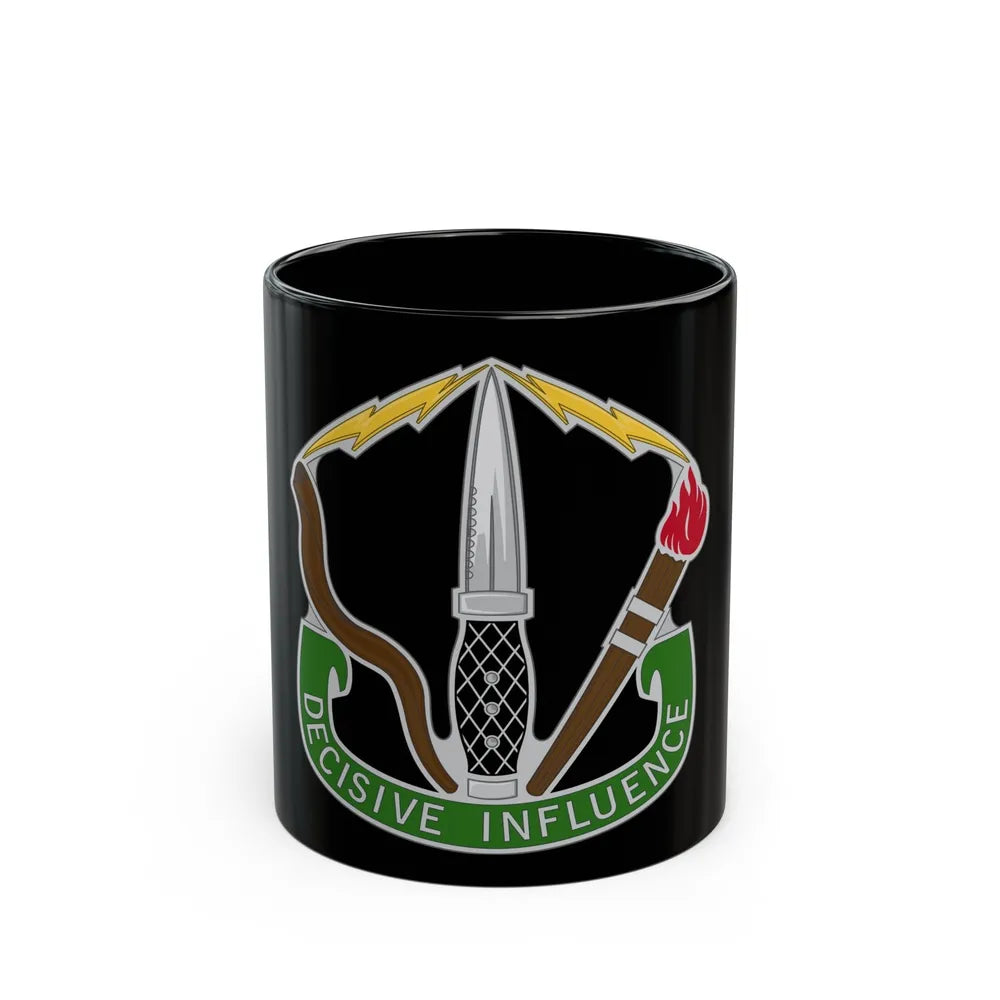 8 Psychological Operations Group (U.S. Army) Black Coffee Mug-11oz-Go Mug Yourself