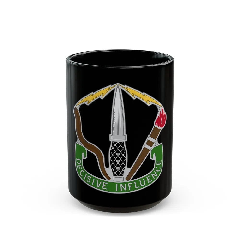 8 Psychological Operations Group (U.S. Army) Black Coffee Mug-15oz-Go Mug Yourself