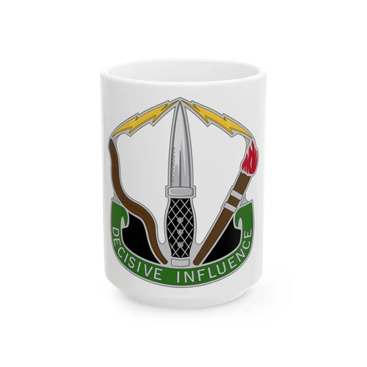 8 Psychological Operations Group (U.S. Army) White Coffee Mug-15oz-Go Mug Yourself