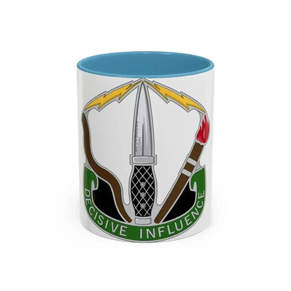 8 Psychological Operations Group (U.S. Army) Accent Coffee Mug 11oz Light Blue - Go Mug Yourself