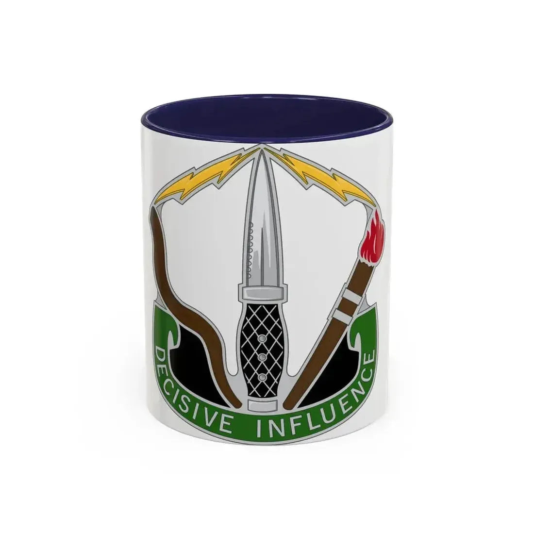 8 Psychological Operations Group (U.S. Army) Accent Coffee Mug 11oz Navy - Go Mug Yourself
