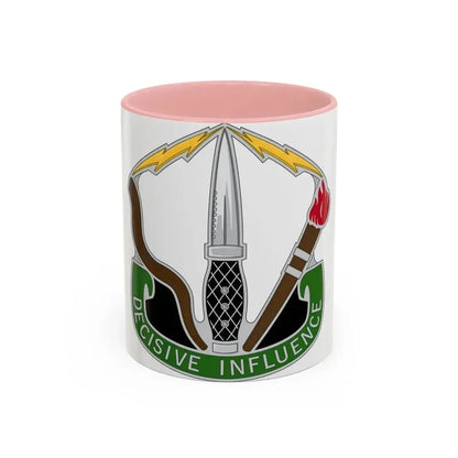8 Psychological Operations Group (U.S. Army) Accent Coffee Mug 11oz Pink - Go Mug Yourself