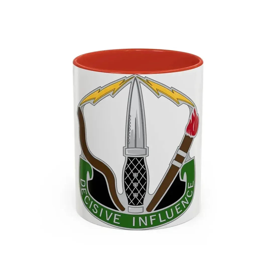 8 Psychological Operations Group (U.S. Army) Accent Coffee Mug 11oz Red - Go Mug Yourself