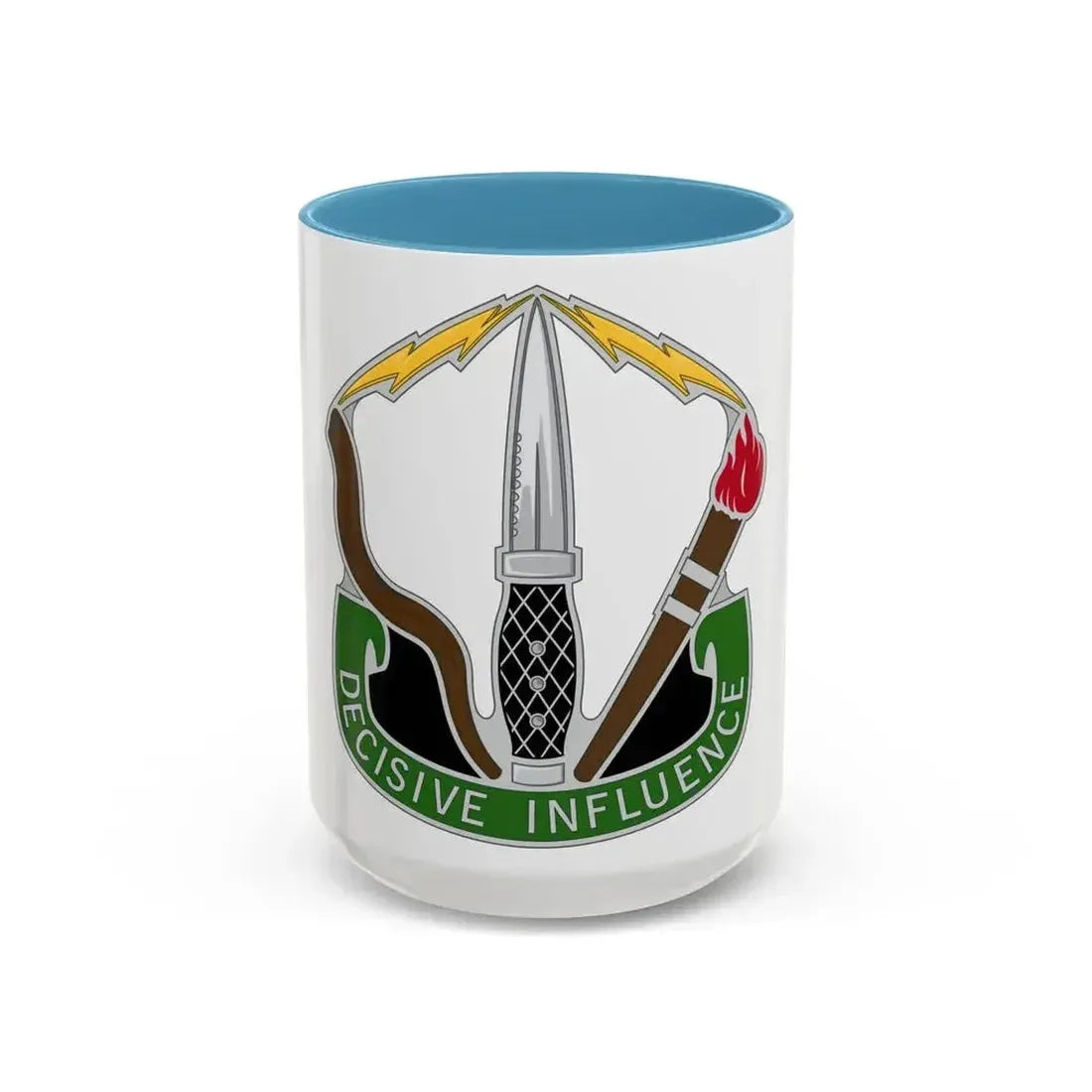 8 Psychological Operations Group (U.S. Army) Accent Coffee Mug 15oz Light Blue - Go Mug Yourself
