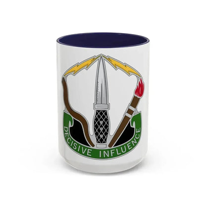 8 Psychological Operations Group (U.S. Army) Accent Coffee Mug 15oz Navy - Go Mug Yourself