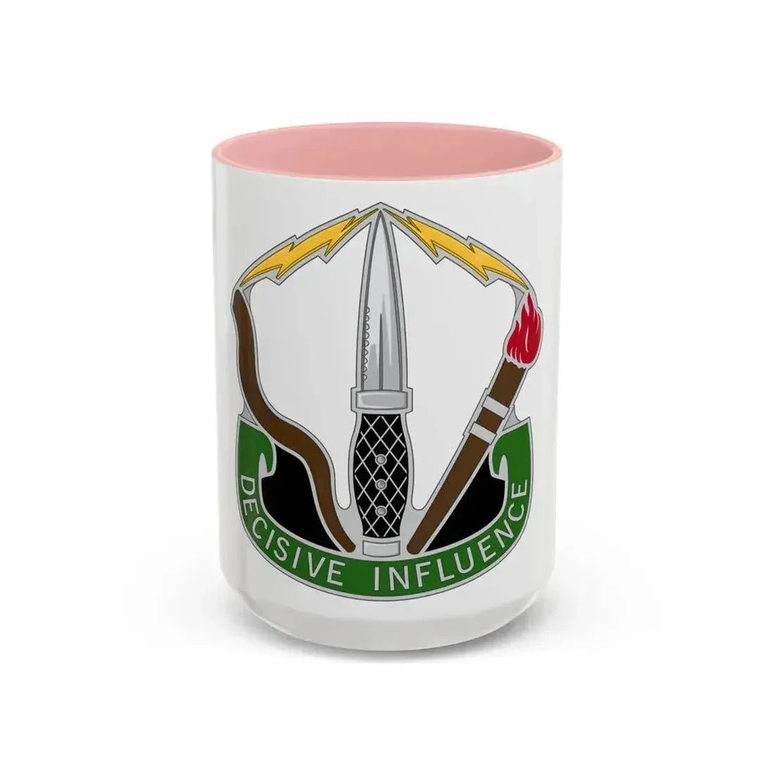 8 Psychological Operations Group (U.S. Army) Accent Coffee Mug 15oz Pink - Go Mug Yourself