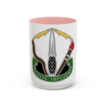 8 Psychological Operations Group (U.S. Army) Accent Coffee Mug 15oz Pink - Go Mug Yourself