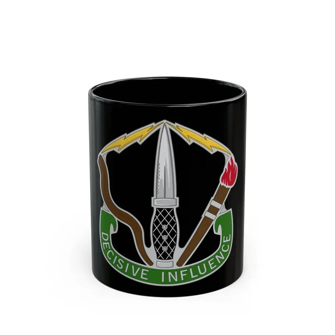 8 Psychological Operations Group (U.S. Army) Black Coffee Mug 11oz - Go Mug Yourself