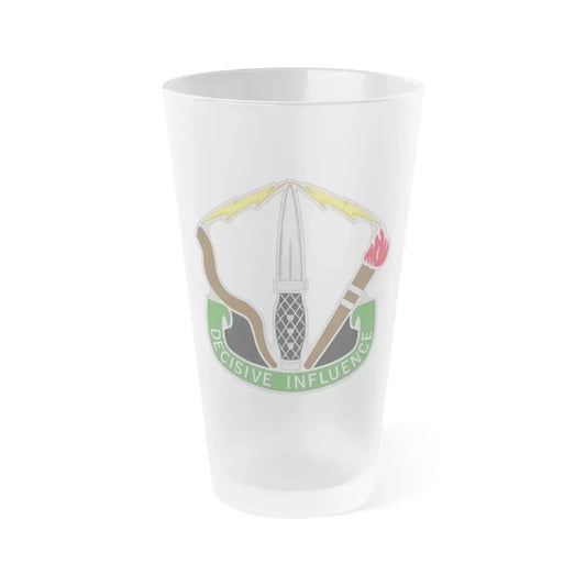 8 Psychological Operations Group (U.S. Army) Frosted Pint Glass 16oz Default Title - Go Mug Yourself