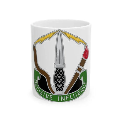 8 Psychological Operations Group (U.S. Army) White Coffee Mug 11oz - Go Mug Yourself