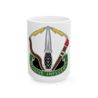 8 Psychological Operations Group (U.S. Army) White Coffee Mug 15oz - Go Mug Yourself