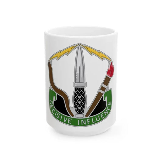 8 Psychological Operations Group (U.S. Army) White Coffee Mug 15oz - Go Mug Yourself
