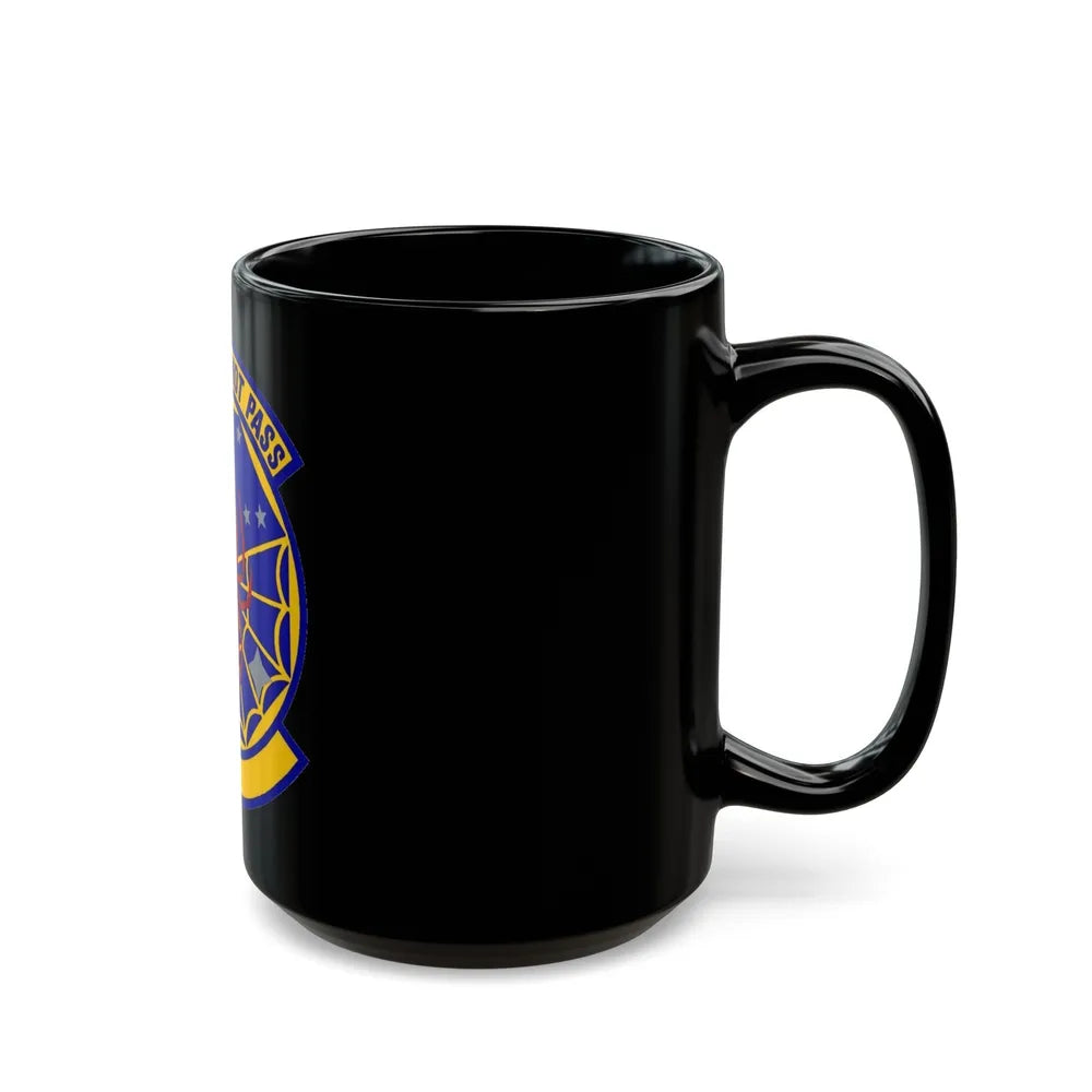 8 Space Warning Squadron AFRC (U.S. Air Force) Black Coffee Mug-Go Mug Yourself