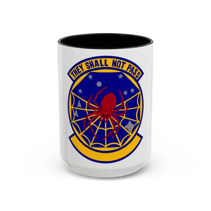 8 Space Warning Squadron AFRC (U.S. Air Force) Accent Coffee Mug 15oz Black - Go Mug Yourself
