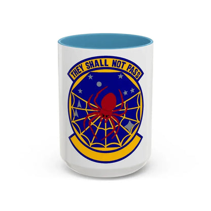 8 Space Warning Squadron AFRC (U.S. Air Force) Accent Coffee Mug 15oz Light Blue - Go Mug Yourself