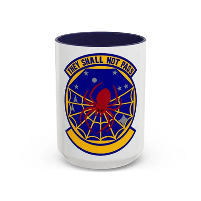 8 Space Warning Squadron AFRC (U.S. Air Force) Accent Coffee Mug 15oz Navy - Go Mug Yourself