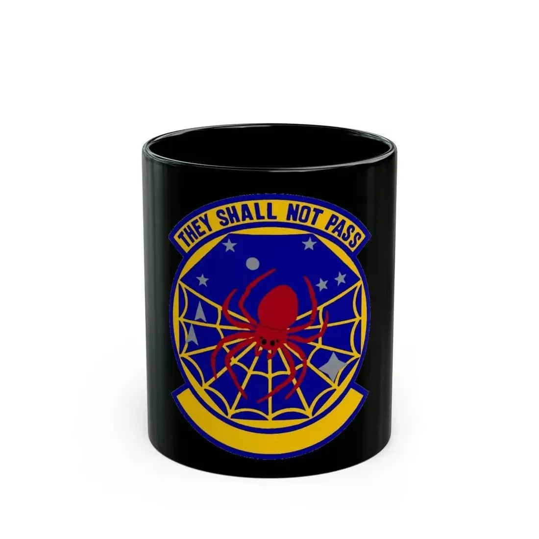 8 Space Warning Squadron AFRC (U.S. Air Force) Black Coffee Mug 11oz - Go Mug Yourself