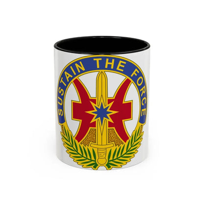 8 Sustainment Command 2 (U.S. Army) Accent Coffee Mug 11oz Black - Go Mug Yourself