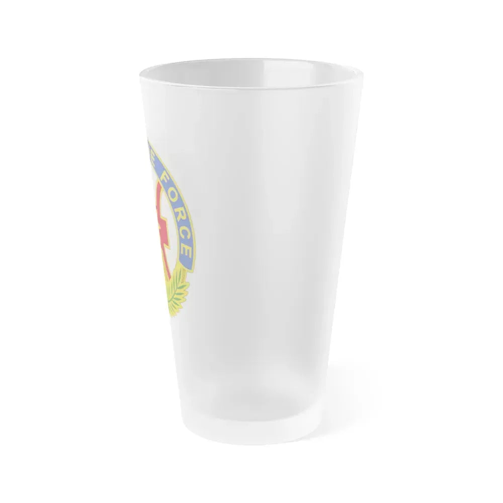 8 Sustainment Command 2 (U.S. Army) Frosted Pint Glass 16oz - Go Mug Yourself