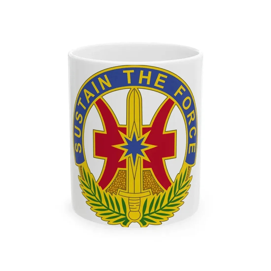 8 Sustainment Command 2 (U.S. Army) White Coffee Mug 11oz - Go Mug Yourself
