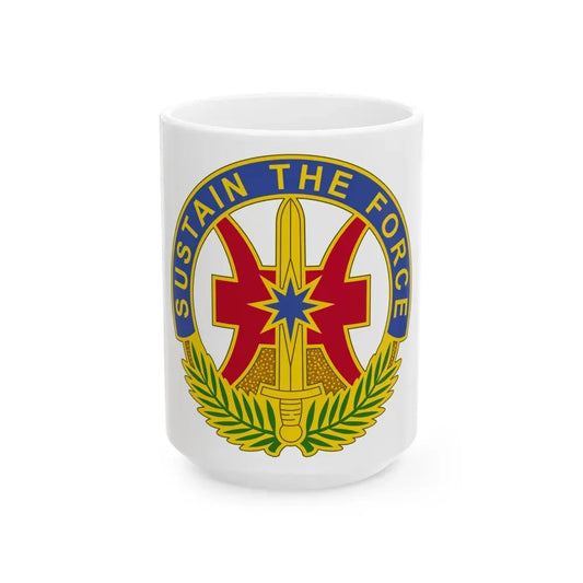 8 Sustainment Command 2 (U.S. Army) White Coffee Mug 15oz - Go Mug Yourself