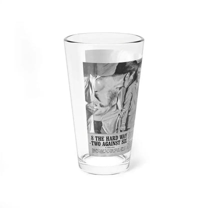 8 The Hard Way - Two Against Six, Doll's & Doll's, Part 3, December 1968 (Magazine Illustration) Pint Glass 16oz - Go Mug Yourself