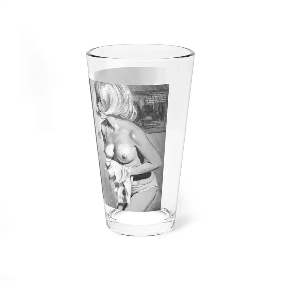 8 The Hard Way - Two Against Six, Doll's & Doll's, Part 3, December 1968 (Magazine Illustration) Pint Glass 16oz - Go Mug Yourself