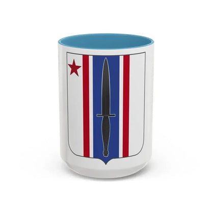 80 Civil Affairs Battalion 2 (U.S. Army) Accent Coffee Mug 15oz Light Blue - Go Mug Yourself