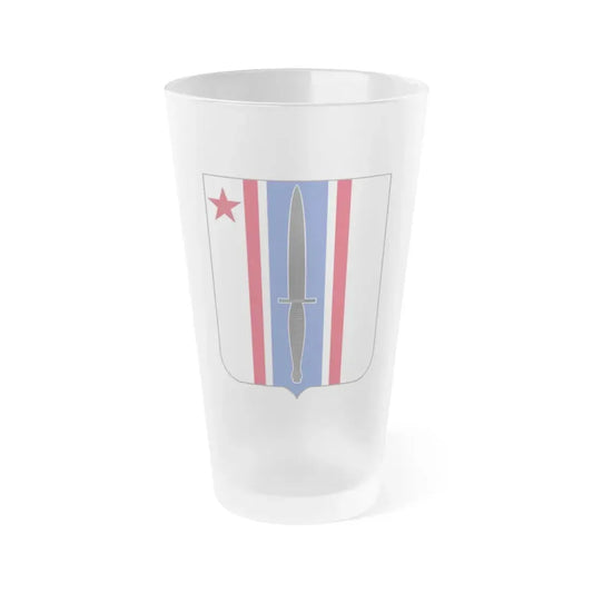 80 Civil Affairs Battalion 2 (U.S. Army) Frosted Pint Glass 16oz Default Title - Go Mug Yourself