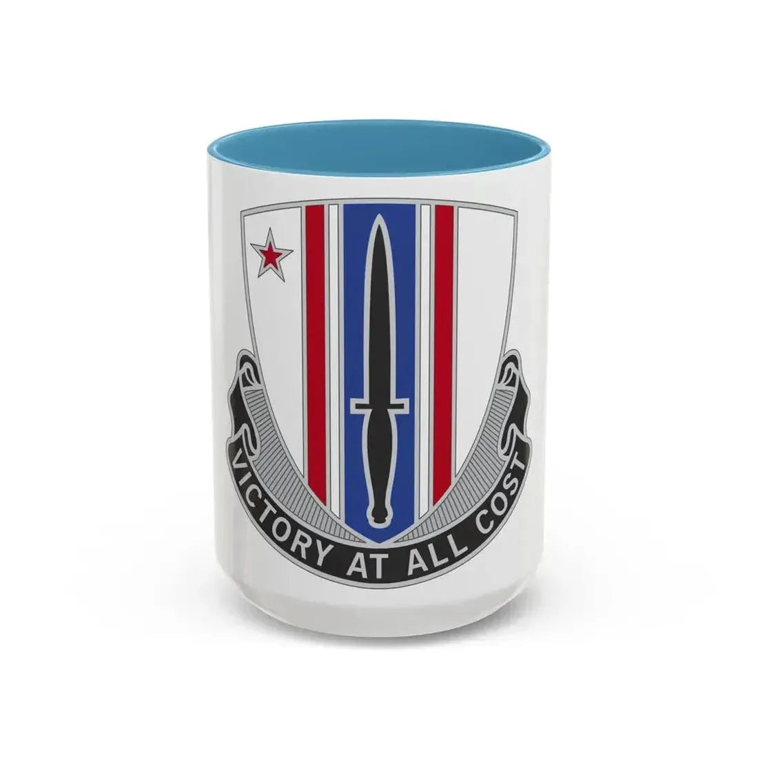 80 Civil Affairs Battalion (U.S. Army) Accent Coffee Mug 15oz Light Blue - Go Mug Yourself