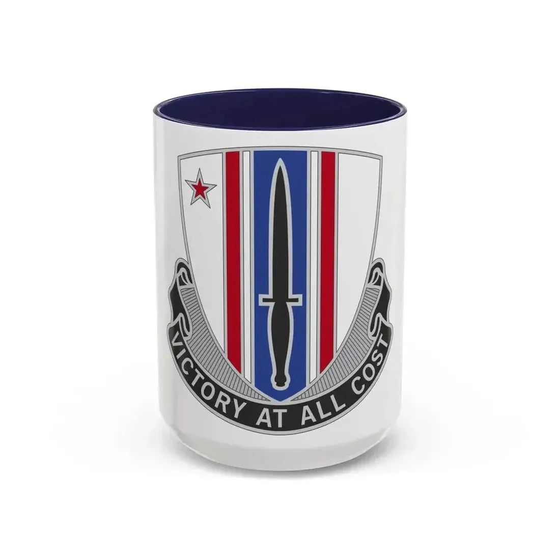 80 Civil Affairs Battalion (U.S. Army) Accent Coffee Mug 15oz Navy - Go Mug Yourself