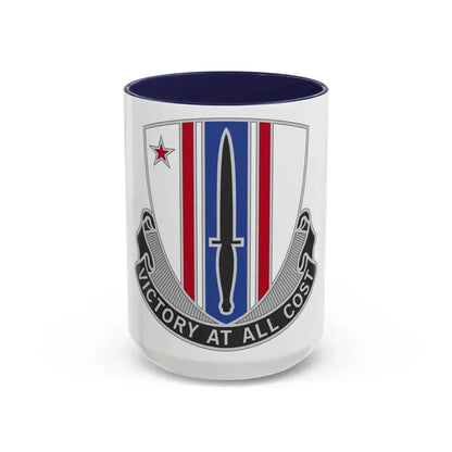 80 Civil Affairs Battalion (U.S. Army) Accent Coffee Mug 15oz Navy - Go Mug Yourself