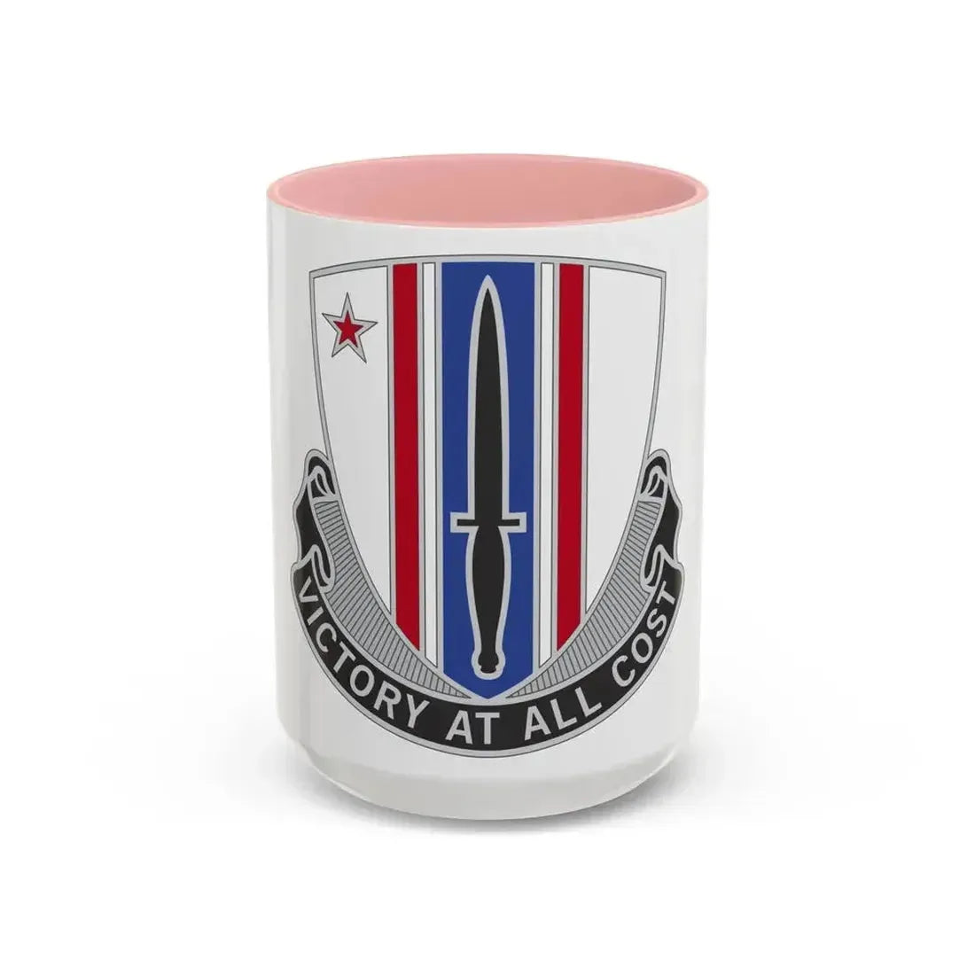 80 Civil Affairs Battalion (U.S. Army) Accent Coffee Mug 15oz Pink - Go Mug Yourself