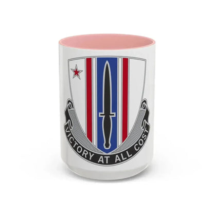 80 Civil Affairs Battalion (U.S. Army) Accent Coffee Mug 15oz Pink - Go Mug Yourself